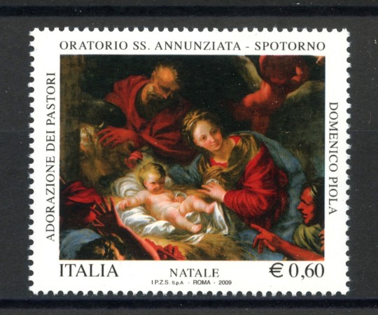 2009 - REPUBBLICA - NATALE  - NUOVO - LOTTO/37295