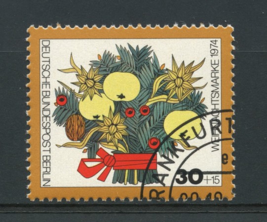 1974 - LOTTO/15576U - BERLINO - NATALE FIORI -  USATO