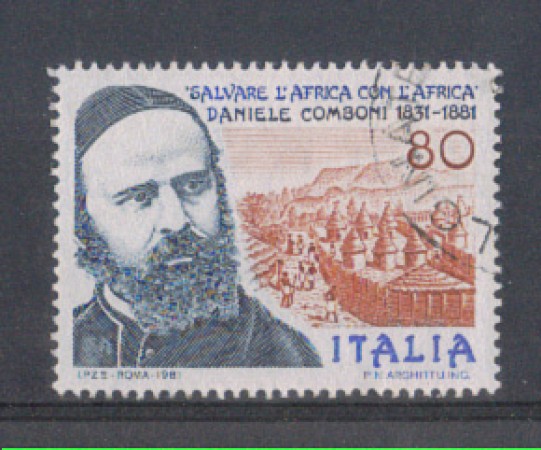 1981 - LOTTO/6733U - REPUBBLICA . DANIELE COMBONI - USATO