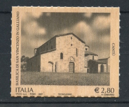 2007 - REPUBBLICA - BASILICA DI GALLIANO CANTU - NUOVO - LOTTO/25448