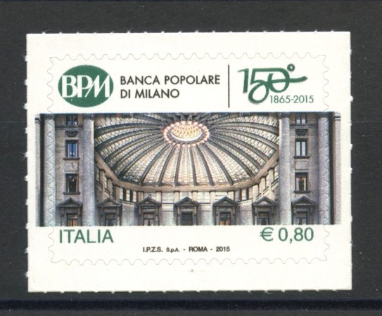 2015 - REPUBBLICA - BANCA POPOLARE MILANO - NUOVO - LOTTO/36888