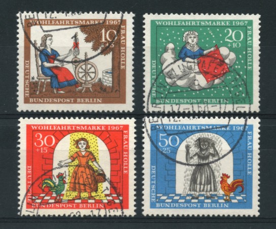 1967 - LOTTO/15527U - BERLINO - BENEFICENZA FAVOLE 4v. -  USATI