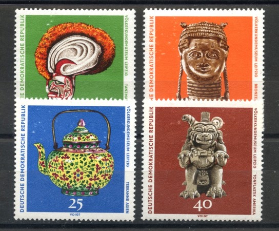 1971 - GERMANIA DDR - MUSEO DI LIPSIA  4v. - NUOVI - LOTTO/36391