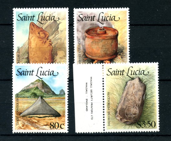 1988 - ST. LUCIA - LOTTO/22434 - ARTIGIANATO 4v. - NUOVI