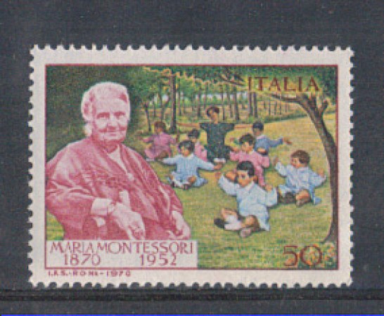1970 - LOTTO/6528 - REPUBBLICA - MARIA MONTESSORI