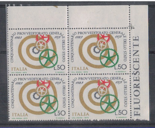 1973 - LOTTO/6579Q - REPUBBLICA - PROVVEDITORATO QUARTINA