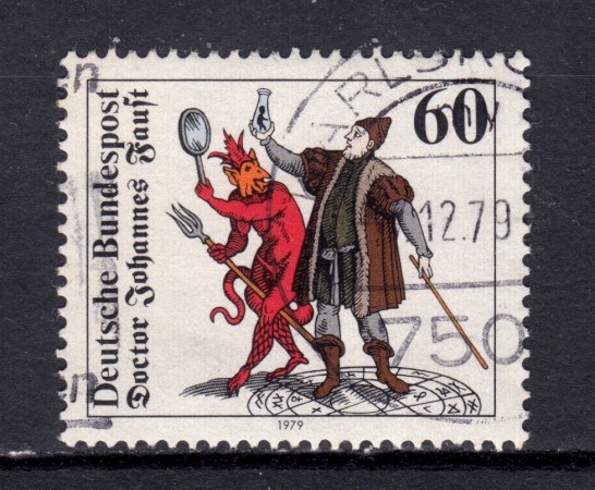 1979 - GERMANIA FEDERALE - DOTTOR FAUST - USATO - LOTTO/31421U