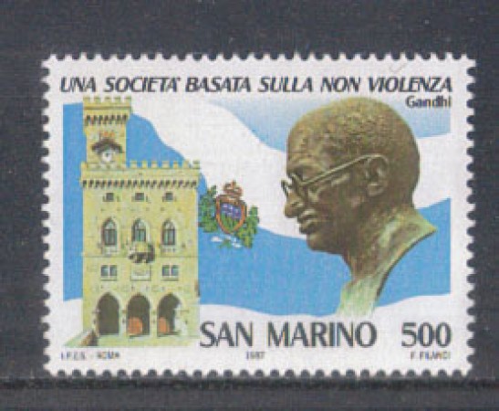 1987 - LOTTO/8080 - SAN MARINO - NON VIOLENZA - NUOVO