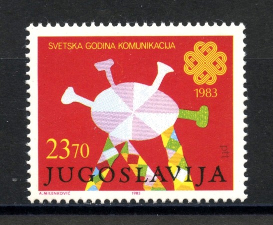 1983 - JUGOSLAVIA - LOTTO/38305 - ANNO DELLE COMUNICAZIONI - NUOVO