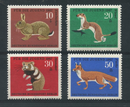 1967 - LOTTO/15525U - BERLINO - PRO GIOVENTU' 4v. -  NUOVI