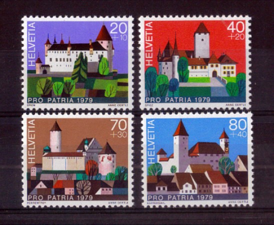 1979 - LOTTO/SVI1089CPN - SVIZZERA - PRO PATRIA 4v. - NUOVI