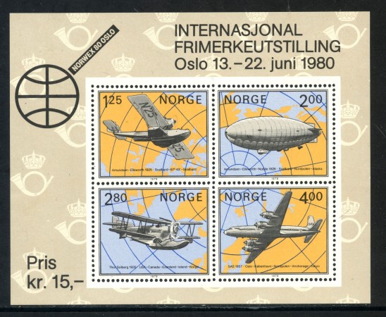 1979 - NORVEGIA - NORVEX 80 - FOGLIETTO NUOVO - LOTTO/29311