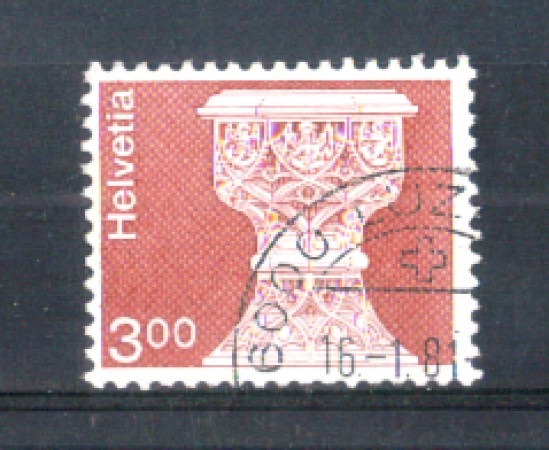 1979 - LOTTO/SVI1090U - SVIZZERA - 3 Fr. FONTE BATTESIMALE - USATO