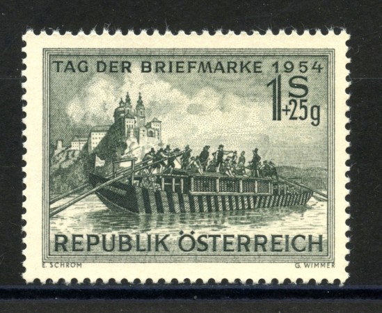 1954 - AUSTRIA - GIORNATA DEL FRANCOBOLLO - NUOVO - LOTTO/34107