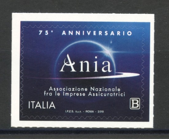 2019 - REPUBBLICA - ANNIVERSARIO ANIA - NUOVO - LOTTO/37113