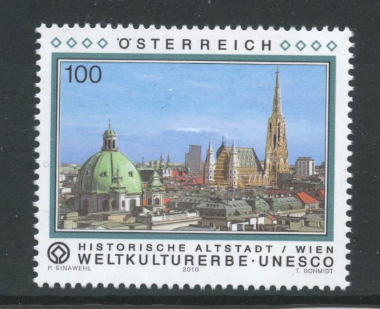 2010 - AUSTRIA - UNESCO  CENTRO STORICO DI VIENNA - NUOVO - LOTTO/33555