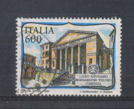 1990 - LOTTO/6951AU - REPUBBLICA - LICEO TELESIO - USATO