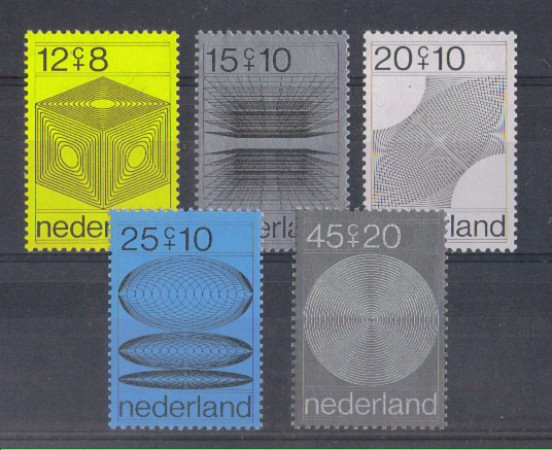 1970 - LOTTO/8843 - OLANDA - BENEFICENZA 5v.