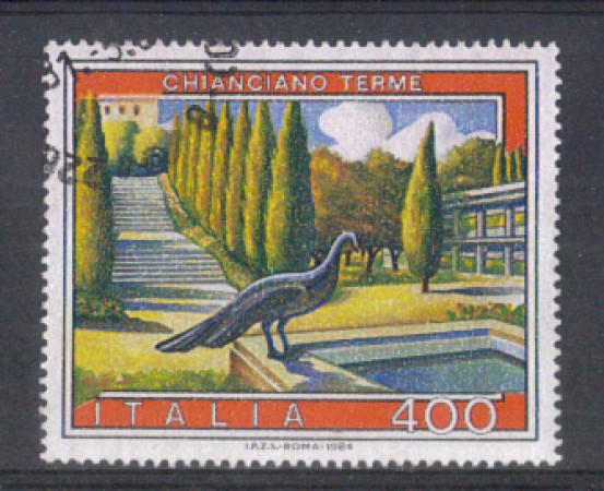 1984 - LOTTO/6815UB - REPUBBLICA - 400 L. CHIANCIANO - USATO