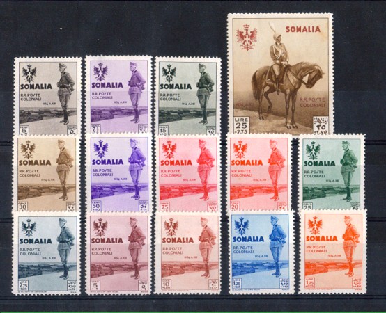 SOMALIA - 1935 - LOTTO/10086CPLD - VISITA DEL RE IN SOMALIA
