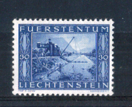 1943 - LOTTO/LIE194N - LIECHTENSTEIN - 30r. COMPLETAMENTO CANALE - NUOVO