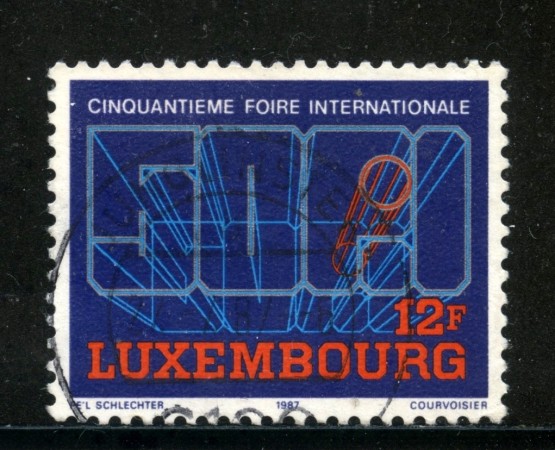 1987 - LUSSEMBURGO - 12 Fr. 50° FIERA DEL LUSSEMBURGO - LOTTO/29936