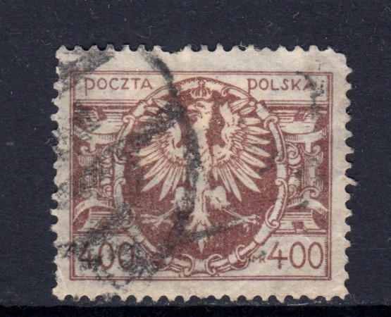 1923 - POLONIA- 400m. BRUNO LILLA - USATO - LOTTO/32287