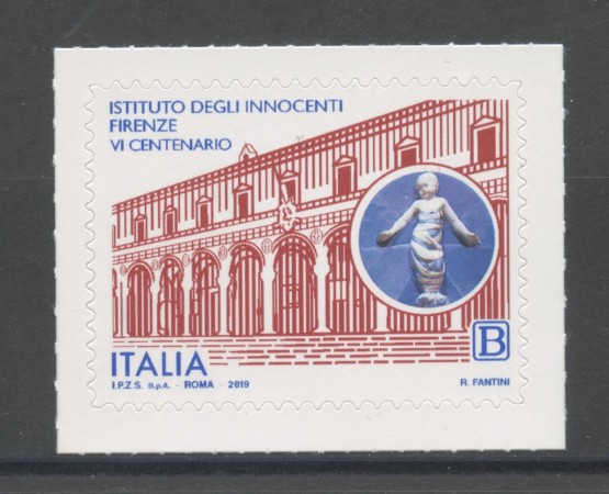 2019 - REPUBBLICA - ISTITUTO DEGLI INNOCENTI - NUOVO - LOTTO/37127