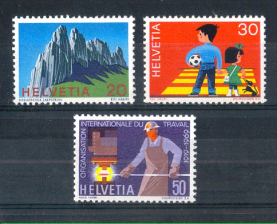 1969 - LOTTO/SVI840CPN - SVIZZERA - PROPAGANDA 3v. - NUOVI