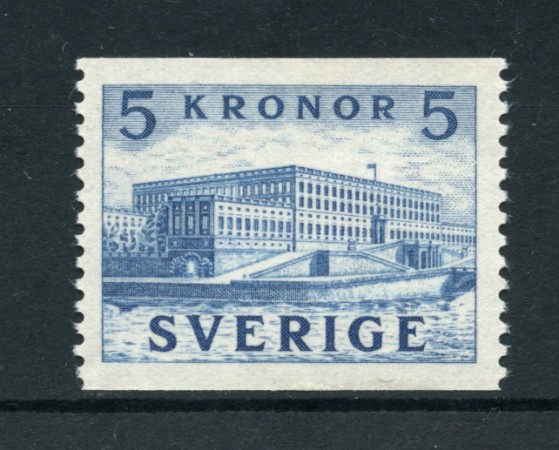 1941/53 - LOTTO/21916 - SVEZIA - 5 K. AZZURRO PALAZZO REALE - NUOVO