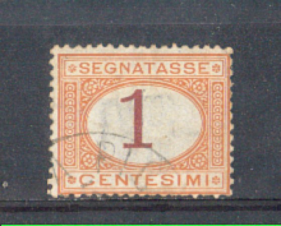1870 - LOTTO/REGST3U - REGNO - 1c. SEGNATASSE - USATO