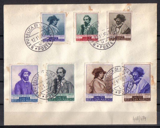 1957 - FDC/1641 G. GARIBALDI
