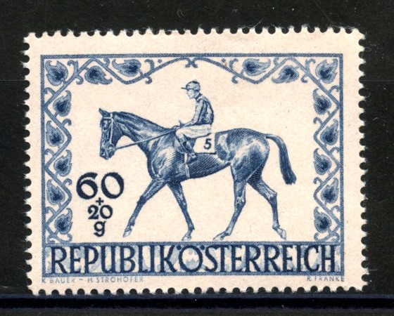 1947 - AUSTRIA - DERBY IPPICO  NUOVO - LOTTO/34060