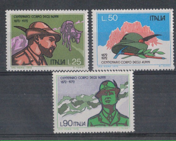 1972 - LOTTO/6558 - REPUBBLICA - CORPO ALPINI