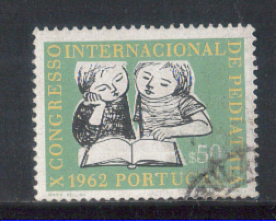 1962 - LOTTO/9785AU - PORTOGALLO - 50c. PEDIATRIA - USATO