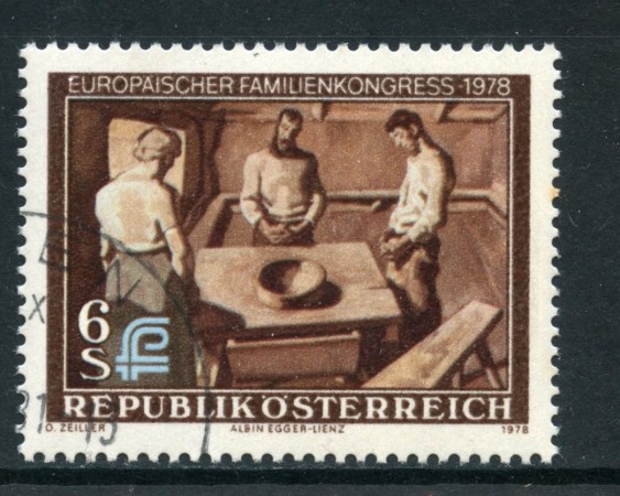 1978 - AUSTRIA - CONGRESSO SULLA FAMIGLIA - USATO - LOTTO/28120