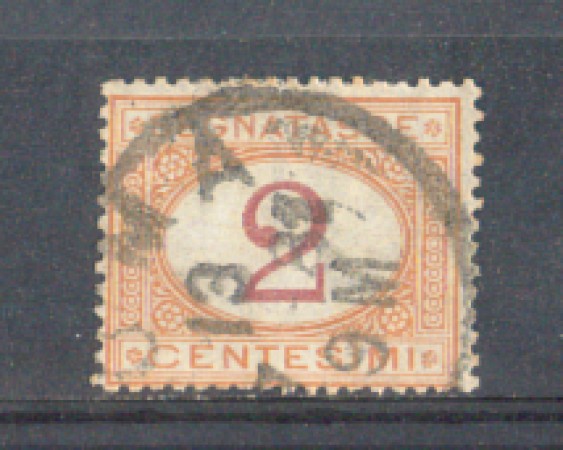 1870 - LOTTO/REGST4U - REGNO - 2c. SEGNATASSE - USATO
