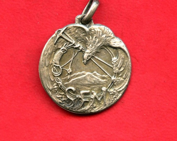 1916 - ITALIA - LOTTO/M42294 - MEDAGLIETTA  SFM  IX° MARCIA CICLO ALPINA