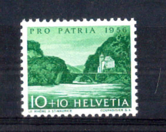 1956 - LOTTO/SVI577N - SVIZZERA - 10+10c. PRO PATRIA - NUOVO