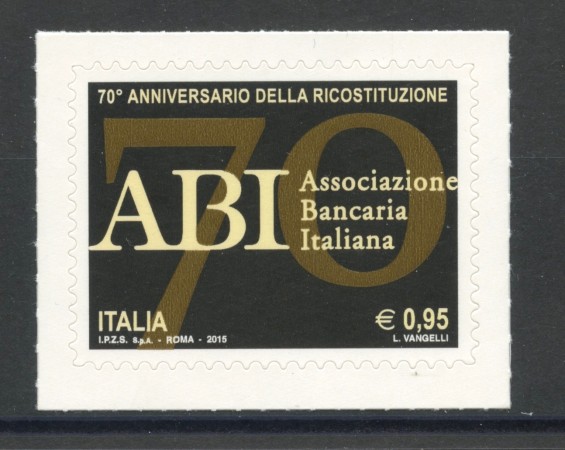 2015 - REPUBBLICA - ANNIVERSARIO ABI - NUOVO - LOTTO/36909