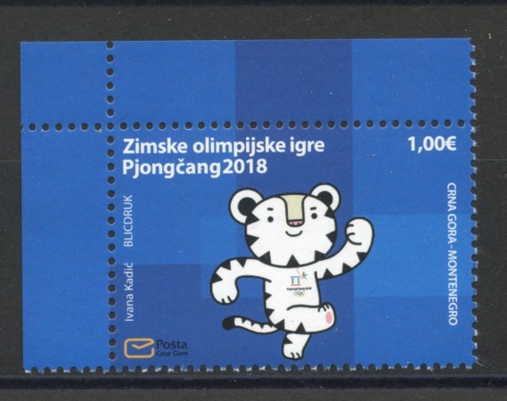 2018 - MONTENEGRO REPUBBLICA - OLIMPIADI INVERNALI DI PYEONGCHANG - NUOVO - LOTTO/35022