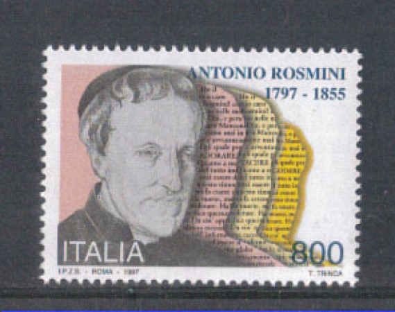 1997 - LOTTO/7163 - REPUBBLICA - ANTONIO ROSMINI