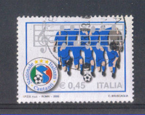 2006 - LOTTO/7560U - REPUBBLICA - NAZIONALE CANTANTI - USATO