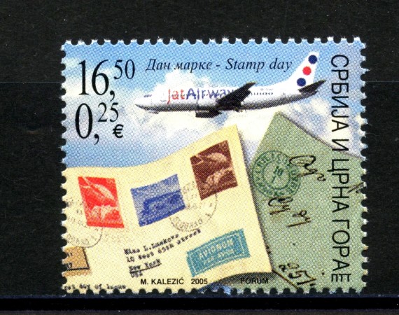 2005 - SERBIA MONTENEGRO - LOTTO/37683 - GIORNATA DEL FRANCOBOLLO - NUOVO