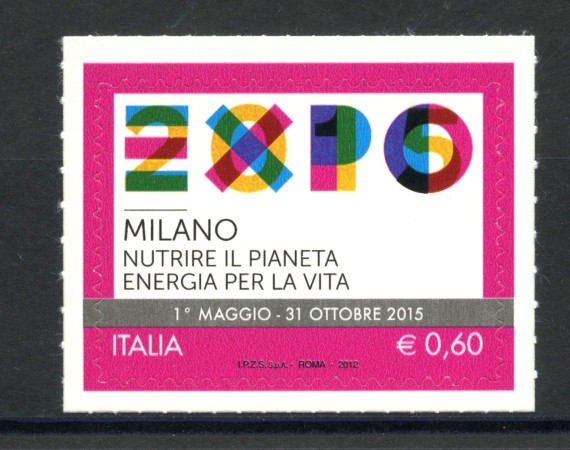 2012 - REPUBBLICA - EXPO MILANO 2015 - NUOVO - LOTTO/37154
