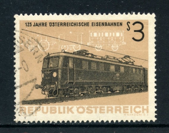 1962 - AUSTRIA - ANNIVERSARIO FERROVIE - USATO - LOTTO/27930