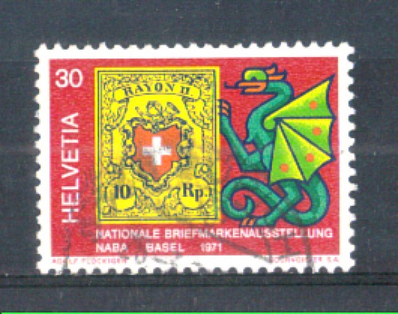1971 - LOTTO/SVI875U - SVIZZERA - 30c. NABA - USATO