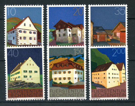 1978 - LOTTO/23520 - LIECHTENSTEIN - EDIFICI CARATTERISTICI 6v. - NUOVI
