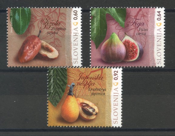 2013 - SLOVENIA - LA FRUTTA 3v. - NUOVO - LOTTO/34539