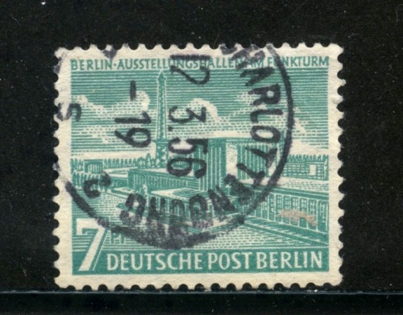 1953/54 - BERLINO - 7p. STAZIONE RADIO - USATO - LOTTO/29213